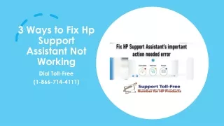 3 Ways to Fix Hp Support Assistant Not Working