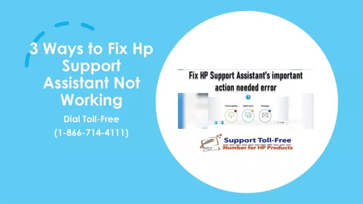 3 ways to fix hp support assistant not working