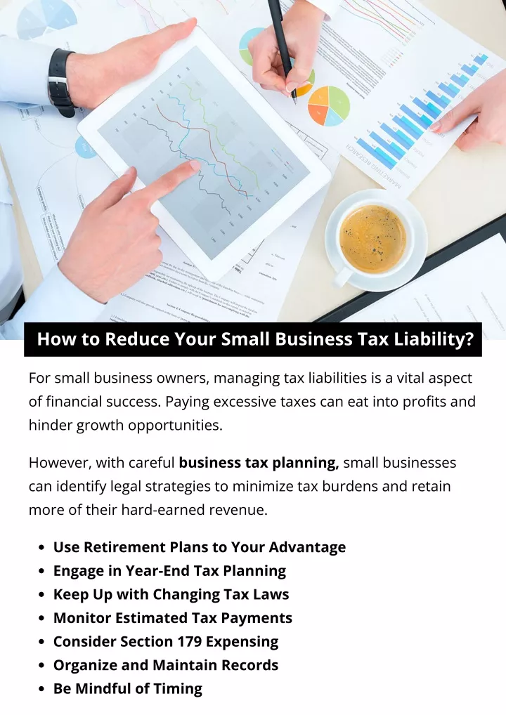how to reduce your small business tax liability