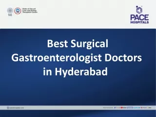 Best Surgical gastroenterologist Doctors in Hyderabad
