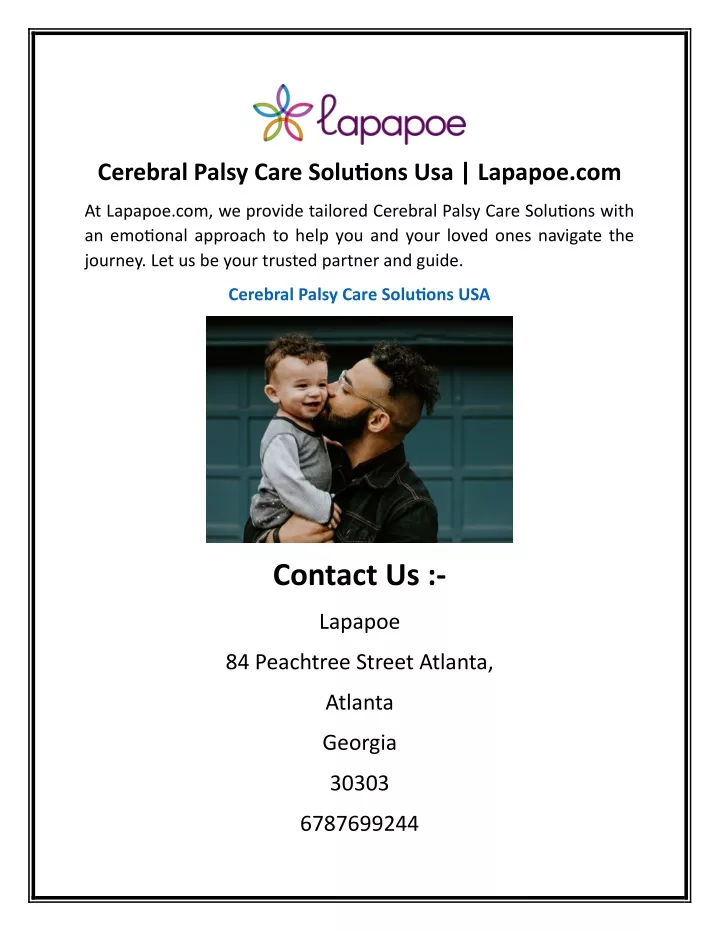 cerebral palsy care solutions usa lapapoe com