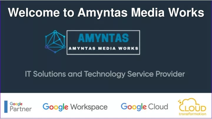 welcome to amyntas media works