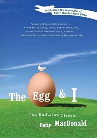 DOWNLOAD/PDF The Egg and I