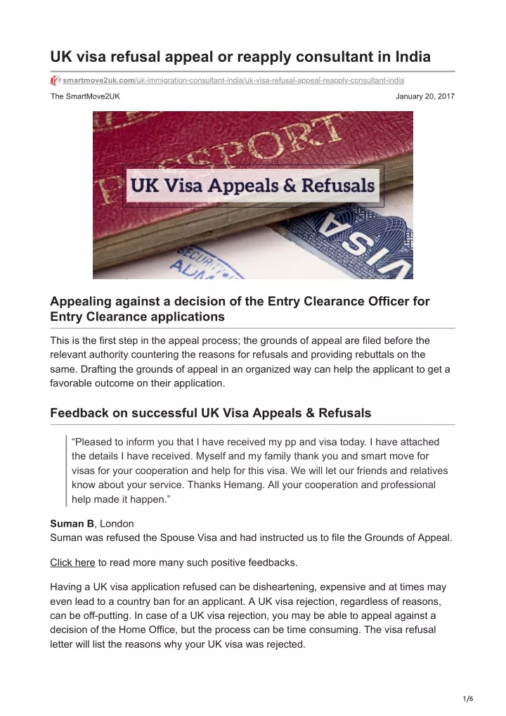 uk visa refusal appeal or reapply consultant