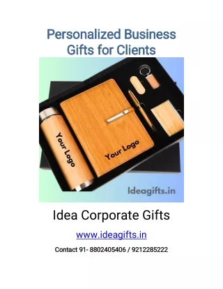Best Personalized Business Gifts for Clients in India Under 500