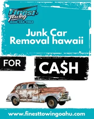 Junk Car Removal Hawaii