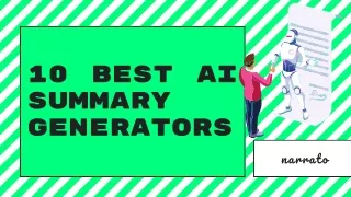 10 AI Summary Generators You Should Try