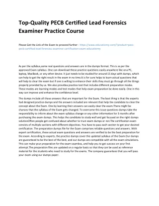 top quality pecb certified lead forensics