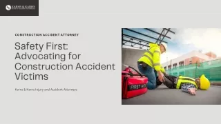 Safety First Advocating for Construction Accident Victims