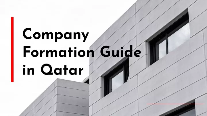 company formation guide in qatar