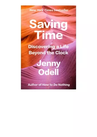 Download PDF Saving Time: Discovering a Life Beyond the Clock for android