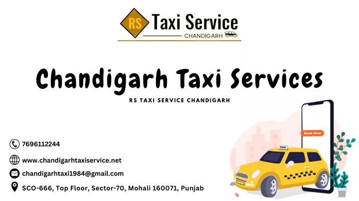 chandigarh taxi services