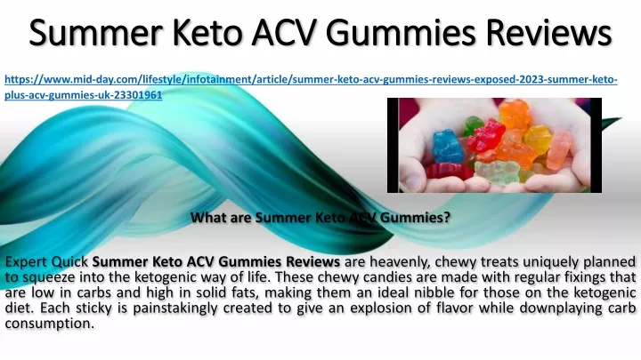 summer keto acv gummies reviews summer keto