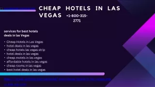 Cheap Hotels in Las Vegas