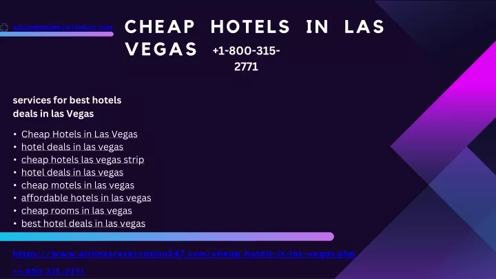 cheap hotels in las vegas