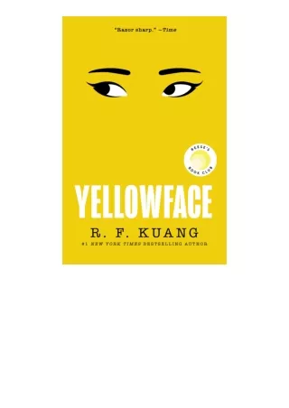 PDF read online Yellowface: A Reese's Book Club Pick free acces