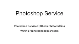 Photoshop Service