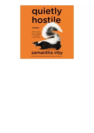 Download Quietly Hostile: Essays for android