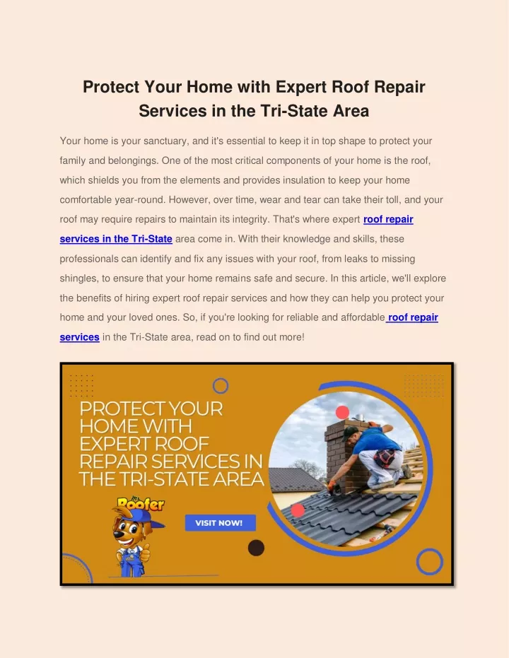 protect your home with expert roof repair