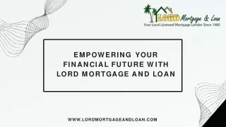 lord mortgage and loan