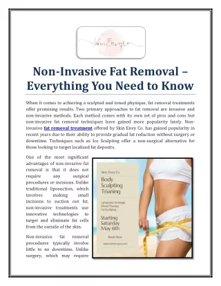 Ultrasonic Cavitation Fat Removal Treatment in California