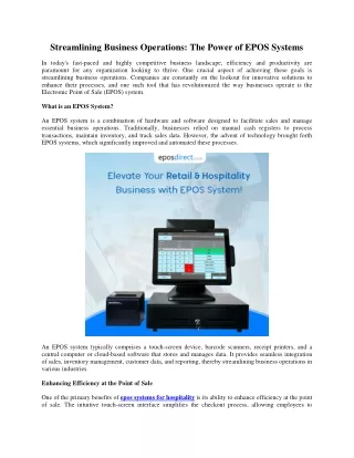streamlining business operations the power