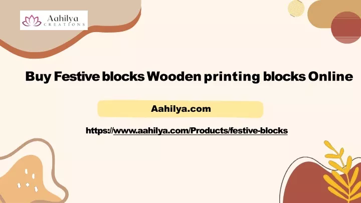 buy festive blocks wooden printing blocks online
