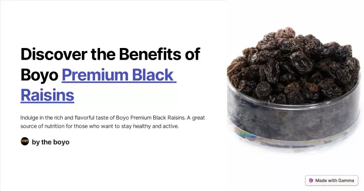discover the benefits of boyo premium black