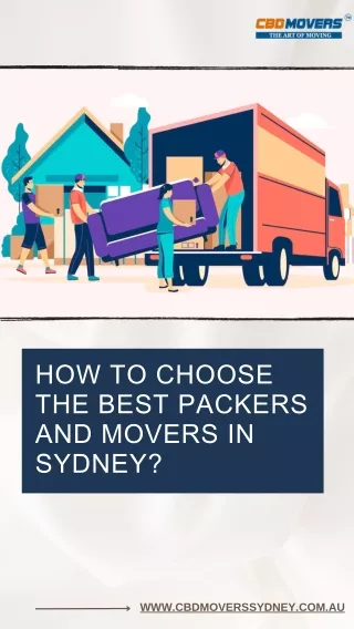 How to  Choose the Best Packers and Movers in Sydney