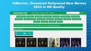 1kMovies | Download Hollywood New Movies 2023 in HD Quality