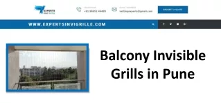 Balcony Invisible Grills in Pune - Experts Invi Grille