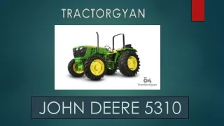 John deere 5310 Price in India - Tractorgyan