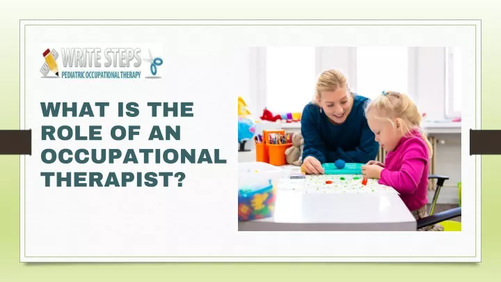 what is the role of an occupational therapist