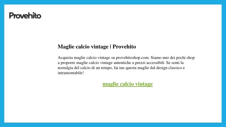 maglie calcio vintage provehito acquista maglie