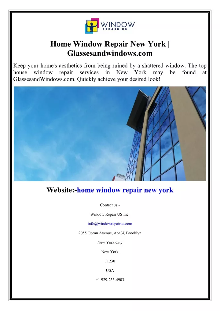 home window repair new york glassesandwindows com