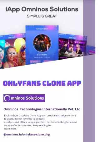 Onlyfans Clone app - Make a live streaming platform that is interesting and uniq