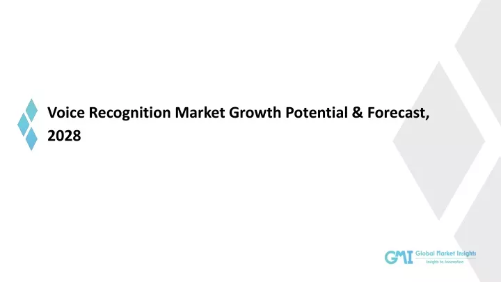voice recognition market growth potential