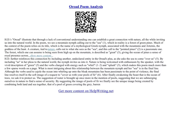PPT - poem analysis essay PowerPoint Presentation, free download - ID ...