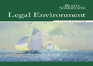 Download Book [PDF] Anderson's Business Law and the Legal Environment, Standard