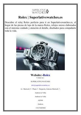 Document1.Rolex Superlativewatches.es