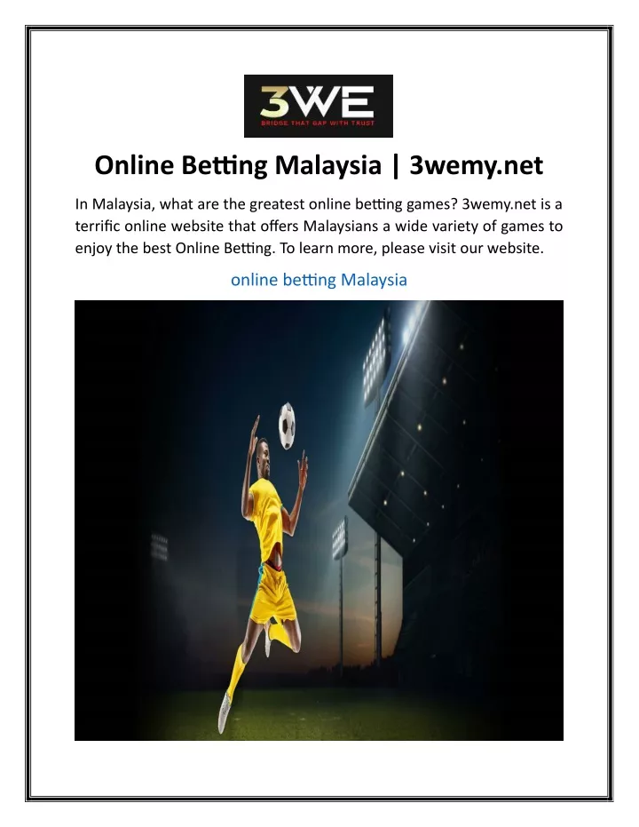 online betting malaysia 3wemy net