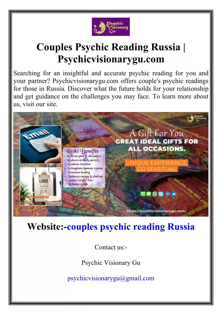 couples psychic reading russia psychicvisionarygu