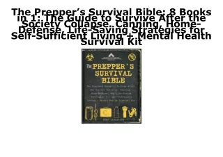 EPUB DOWNLOAD The Prepper’s Survival Bible: 8 Books in 1: The Guide to Survive A