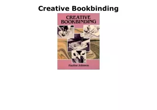 PDF Download Creative Bookbinding epub