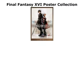 PDF Final Fantasy XVI Poster Collection ebooks