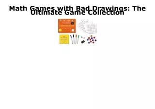 [PDF] DOWNLOAD EBOOK Math Games with Bad Drawings: The Ultimate Game Collection