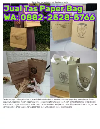 088ᒿ_ᒿ5ᒿ8_57ᏮᏮ (WA) Jual Paper Bag 60x60 Paper Bag Unik