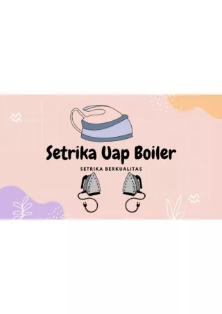 Setrika uap laundry boiler