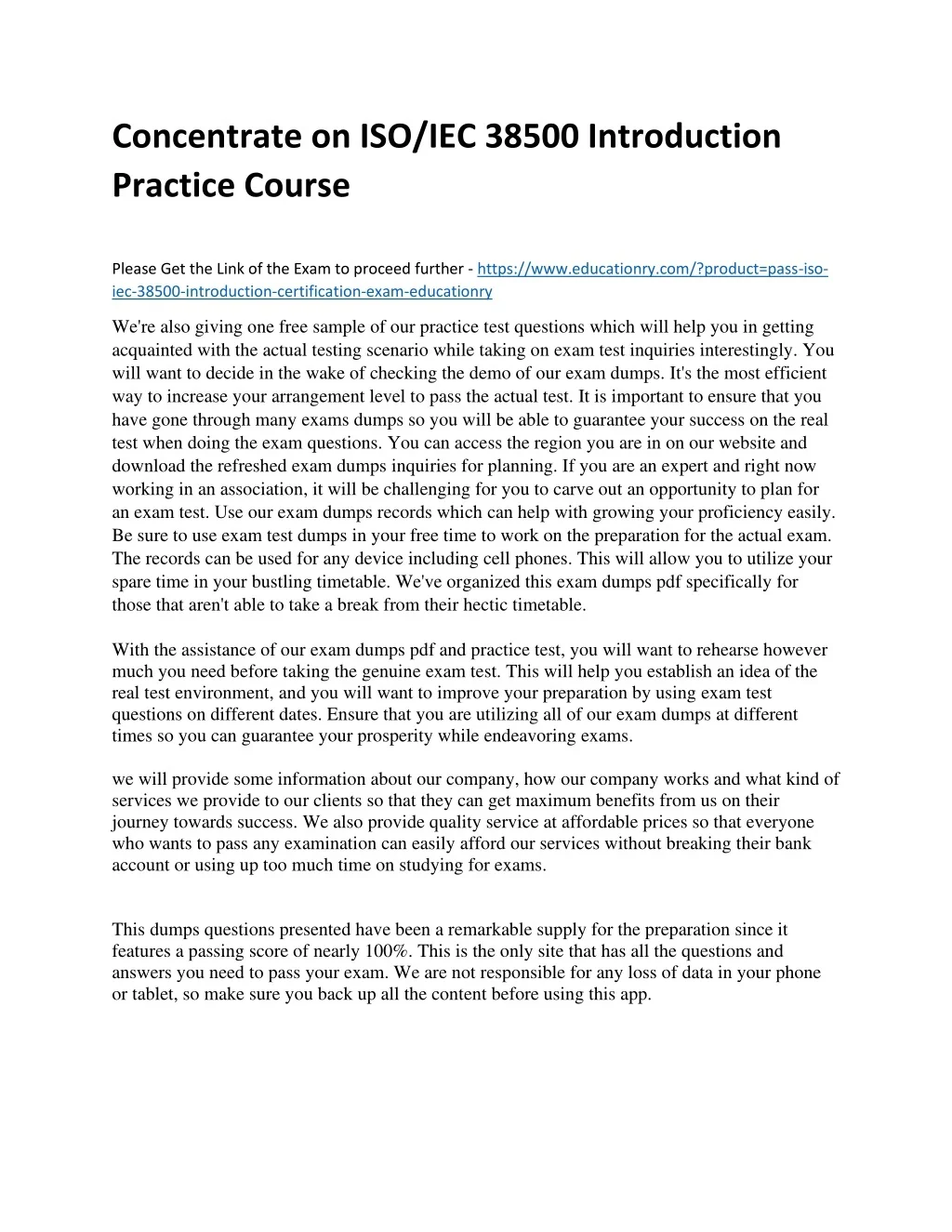 PPT - Concentrate on ISO/IEC 38500 Introduction Practice Course ...