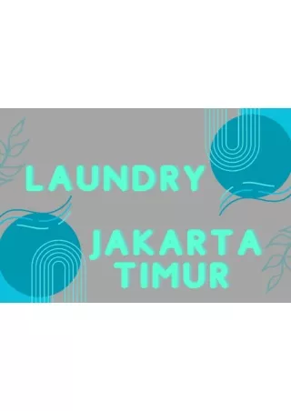 Usaha Jasa Laundry